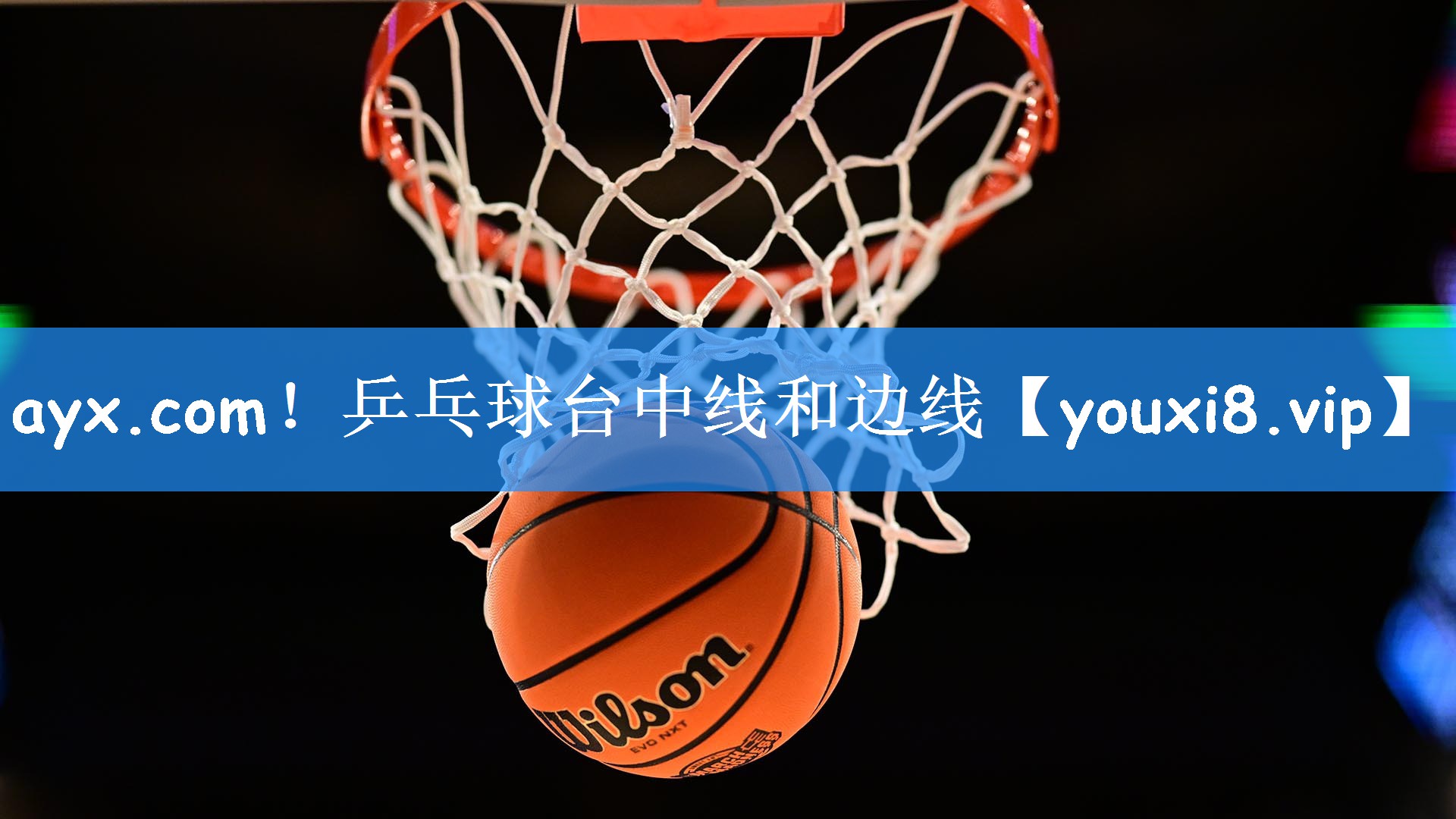 乒乓球台中线和边线